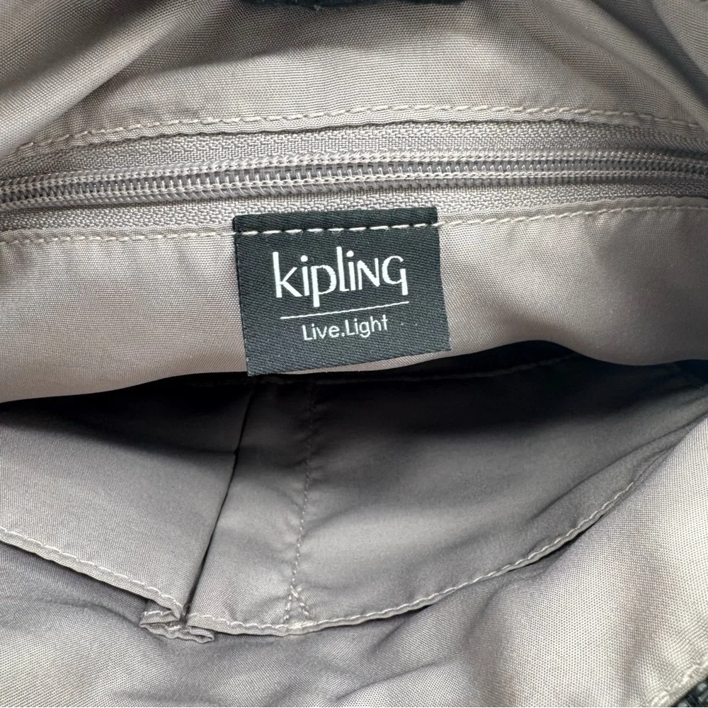 Kipling Charcoal Shoulder Bag | Very Good Condition